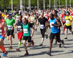 Kuma Soteh beim Berlin Marathon 2013